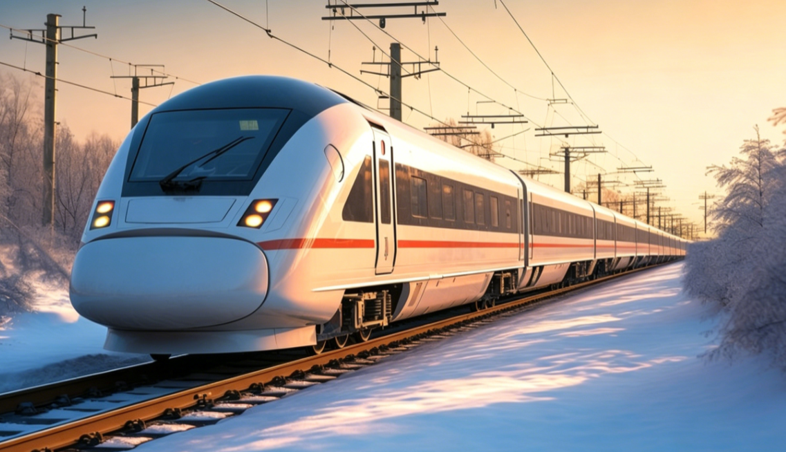 Modern rolling stock and railway transit infrastructure